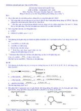 Đề thi học sinh giỏi Quốc gia môn Hóa học Lớp 12 THPT - Năm học 1997-1998